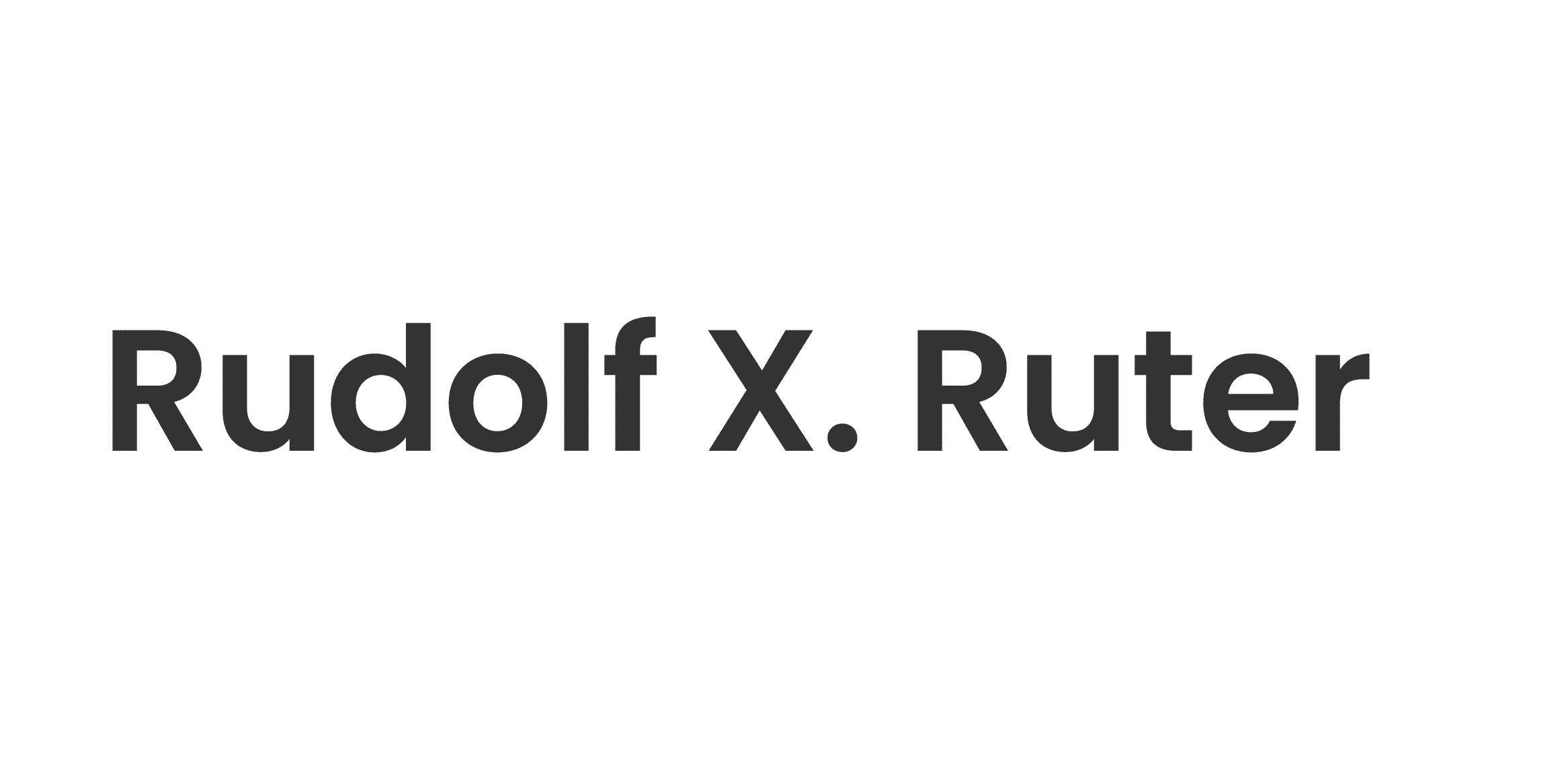 Rudolf X. Ruter